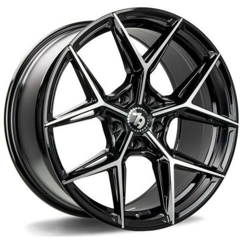 Janta aliaj seventy9 SCF-B 8.0x18 5x112 ET35 BFP - Black Front Polished