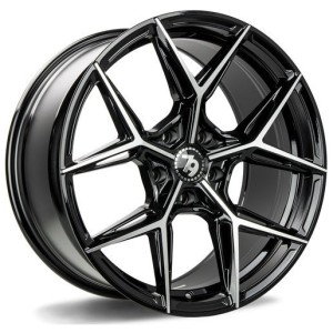Janta aliaj seventy9 SCF-B 9.5x19 5x120 ET35 BFP - Black Front Polished