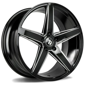 Janta aliaj seventy9 SV-N 9.5x19 5x120 ET35 BE - Galaxy Black Window Edges