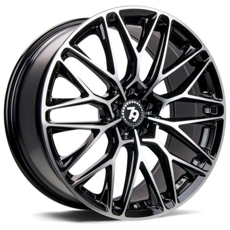 Janta aliaj seventy9 SV-P 8.5x19 5x112 ET30 BFP - Black Front Polished