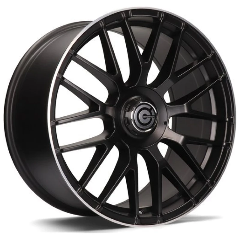 Janta aliaj Carbonado Dark 8.0x18 5x112 ET35 DMBLP - Deep Matt Black Lip Polished