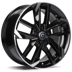 Janta aliaj Carbonado Rennes 7.5x17 5x108 ET45 BFP - Black Front Polished