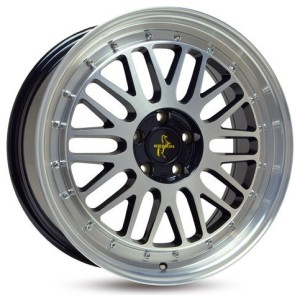 Janta aliaj Keskin Tuning KT22 8.5x19 5x100 ET30 BFP - Black Front Polish