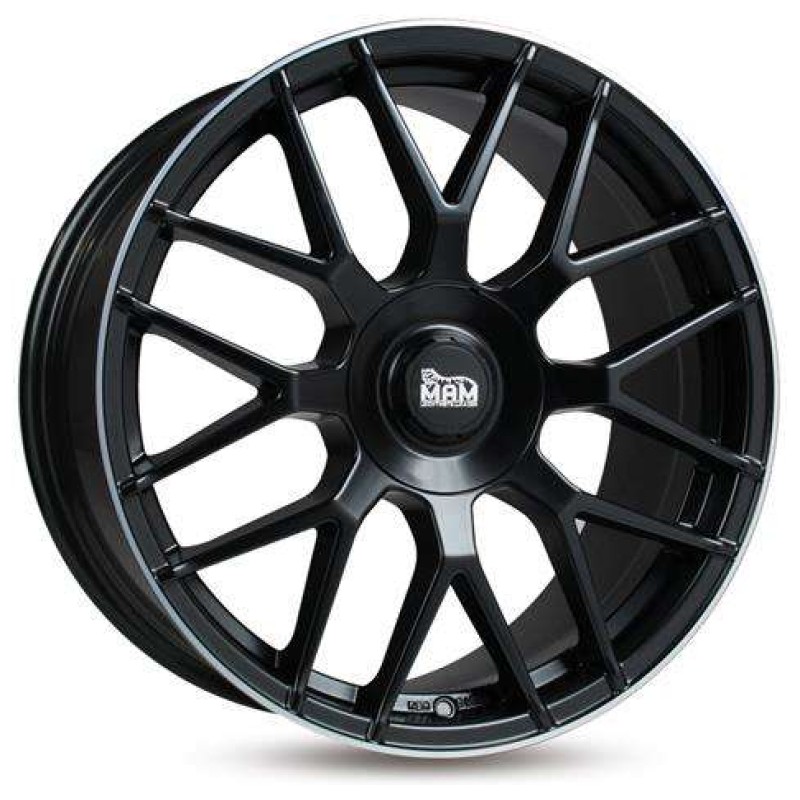 Janta aliaj MAM Leichtmetallräder GT1 7.5x17 5x100 ET45 MBLP - Matt Black Lip Polish