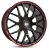 Janta aliaj MAM Leichtmetallräder GT1 8.5x19 5x100 ET30 MBLR - Matt Black Lip Red