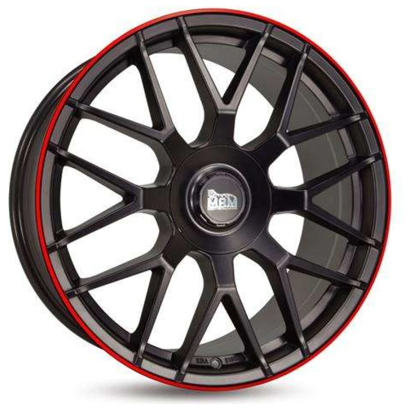 Janta aliaj MAM Leichtmetallräder GT1 8.5x19 5x100 ET30 MBLR - Matt Black Lip Red