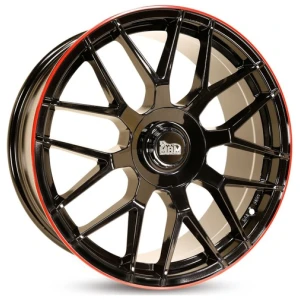Janta aliaj MAM Leichtmetallräder GT1 8.5x19 5x100 ET45 BPLR - Black Painted Lip Red