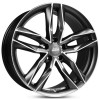Janta aliaj MAM Leichtmetallräder RS3 8.0x18 5x112 ET45 BFP - Black Front Polish