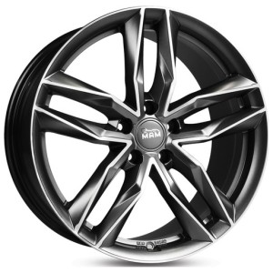 Janta aliaj MAM Leichtmetallräder RS3 8.5x20 5x112 ET45 BFP - Black Front Polish
