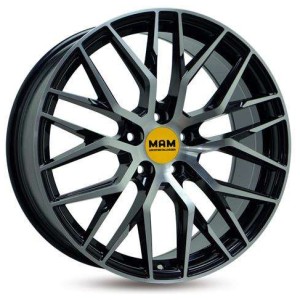 Janta aliaj MAM Leichtmetallräder RS4 8.5x20 5x108 ET45 BFP - Black Front Polish