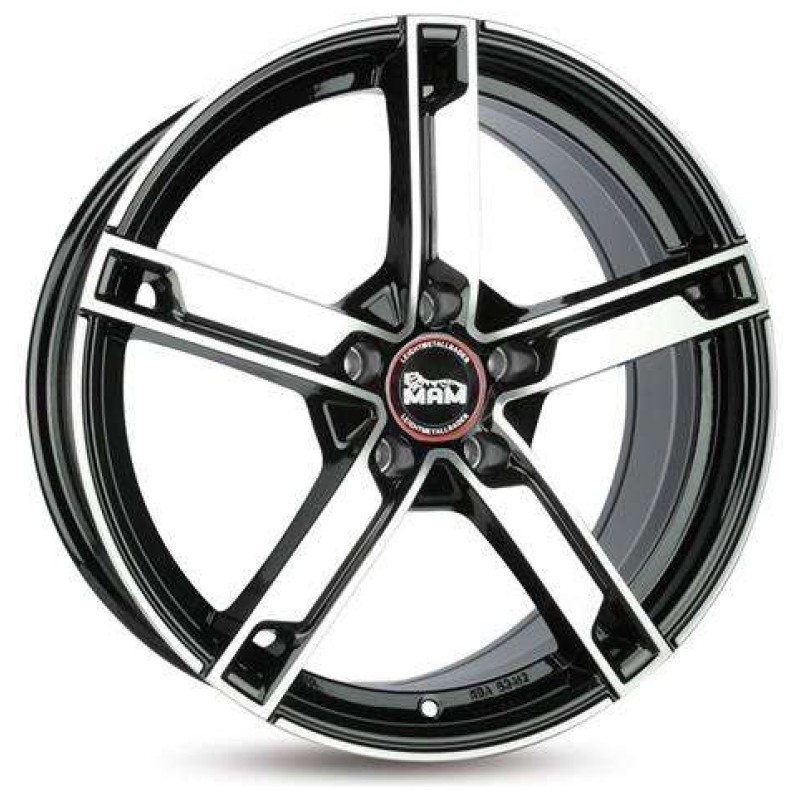 Janta aliaj MAM Leichtmetallräder W4 7.0x17 5x112 ET48 BFP - Black Front Polish