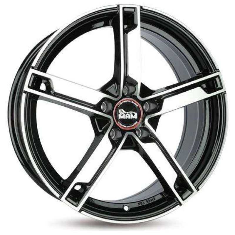 Janta aliaj MAM Leichtmetallräder W4 7.5x18 5x108 ET45 BFP - Black Front Polish