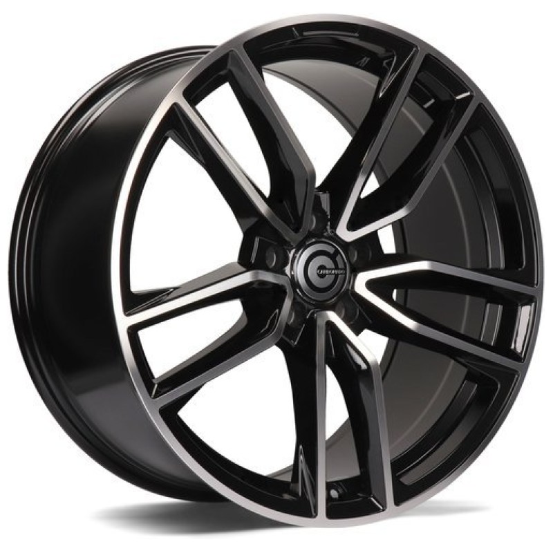 Janta aliaj Carbonado Invention 11.0x21 5x112 ET49 BFP - Black Front Polished