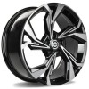 Janta aliaj Carbonado Slingshot 8.0x18 5x112 ET45 BFP - Black Front Polished