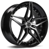 Janta aliaj seventy9 SV-AR 9.5x19 5x120 ET35 BFP - Black Front Polished