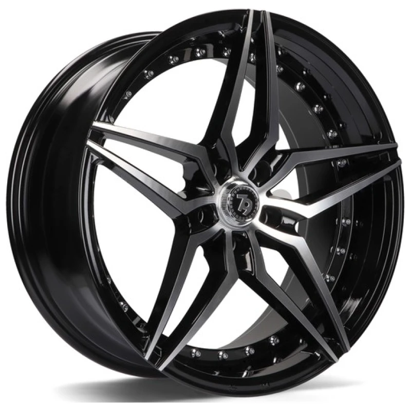 Janta aliaj seventy9 SV-AR 9.5x19 5x120 ET35 BFP - Black Front Polished