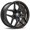 Janta aliaj seventy9 SV-B 8.0x18 5x112 ET35 BGGIL - Black Matt Gold Inner Lip