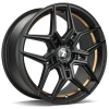 Janta aliaj seventy9 SV-B 8.0x18 5x112 ET35 BGGIL - Black Matt Gold Inner Lip