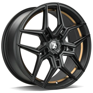 Janta aliaj seventy9 SV-B 8.0x18 5x112 ET35 BGGIL - Black Matt Gold Inner Lip
