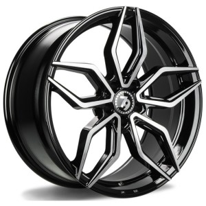Janta aliaj seventy9 SCF-D 8.5x19 5x112 ET35 BFP - Black Front Polished