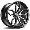 Janta aliaj seventy9 SCF-D 9.5x19 5x120 ET35 BFP - Black Front Polished