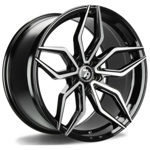 Janta aliaj seventy9 SCF-D 9.5x19 5x120 ET35 BFP - Black Front Polished