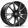 Janta aliaj Carbonado Pain 10.5x22 5x112 ET43 MBFP - Matt Black Front Polished