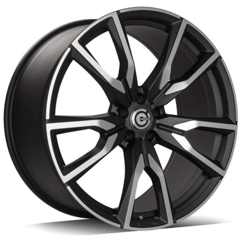 Janta aliaj Carbonado Pain 10.5x22 5x112 ET43 MBFP - Matt Black Front Polished
