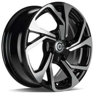 Janta aliaj Carbonado Swift 6.5x15 4x100 ET35 BFP - Black Front Polished