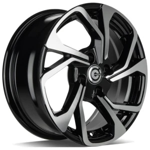 Janta aliaj Carbonado Swift 6.5x15 4x100 ET35 BFP - Black Front Polished