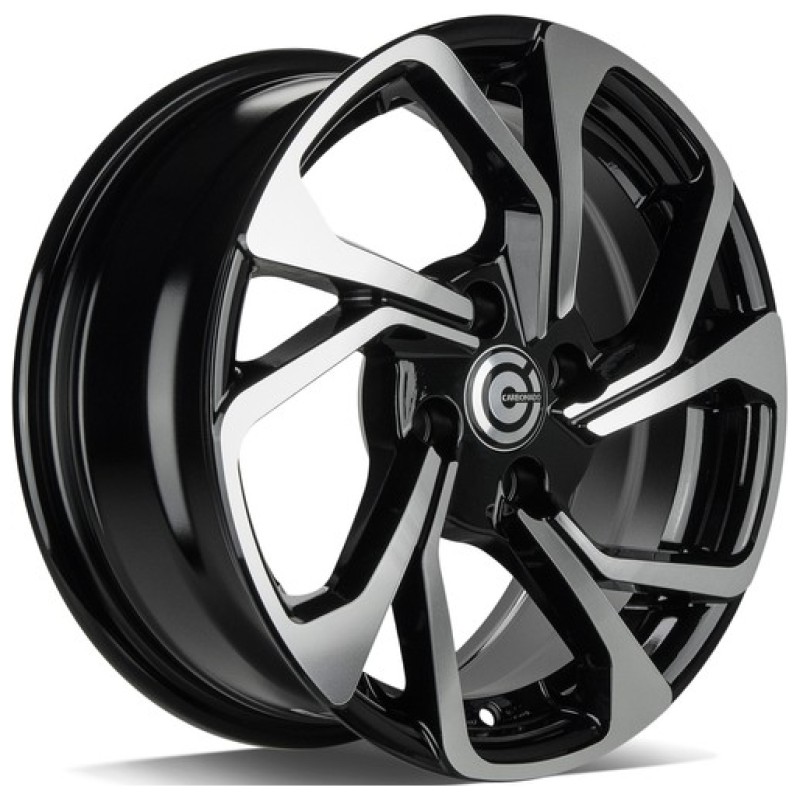 Janta aliaj Carbonado Swift 6.5x15 4x100 ET35 BFP - Black Front Polished