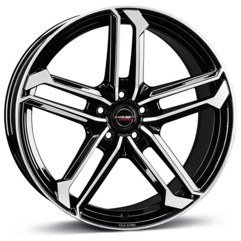 Janta aliaj Borbet ATX 8.0x19 5x112 ET50 BPG - Black polished glossy