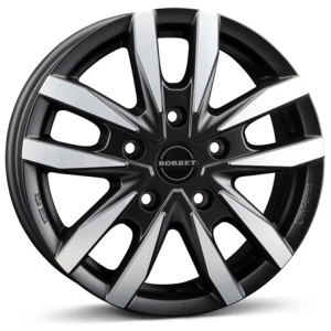 Janta aliaj Borbet CW5 6.5x16 5x120 ET60 BPM - black polished matt