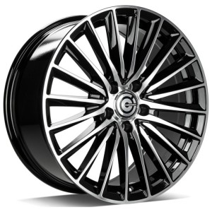 Janta aliaj Carbonado Prestige 7.5x17 5x112 ET35 BFP - Black Front Polished