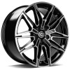 Janta aliaj Carbonado Rubin 8.0x18 5x120 ET33 BFP - Black Front Polished