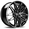 Janta aliaj Carbonado Rubin 8.0x18 5x120 ET33 BFP - Black Front Polished