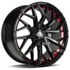 Janta aliaj seventy9 SV-C 8.0x18 5x112 ET30 BGRIL- Black Glossy Red Inner Lip