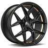 Janta aliaj seventy9 SCF-B 9.0x18 5x112 ET40 BGGIL - Black Matt Gold Inner Lip