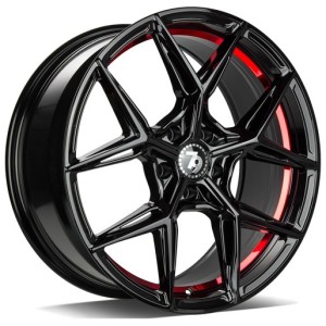 Janta aliaj seventy9 SCF-B 9.5x19 5x112 ET40 BGRIL- Black Glossy Red Inner Lip