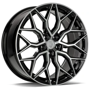 Janta aliaj seventy9 SV-K 8.5x19 5x112 ET35 BFP - Black Front Polished