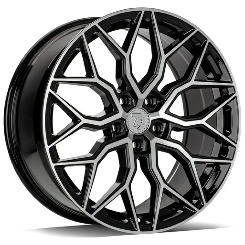 Janta aliaj seventy9 SV-K 8.5x19 5x120 ET35 BFP - Black Front Polished