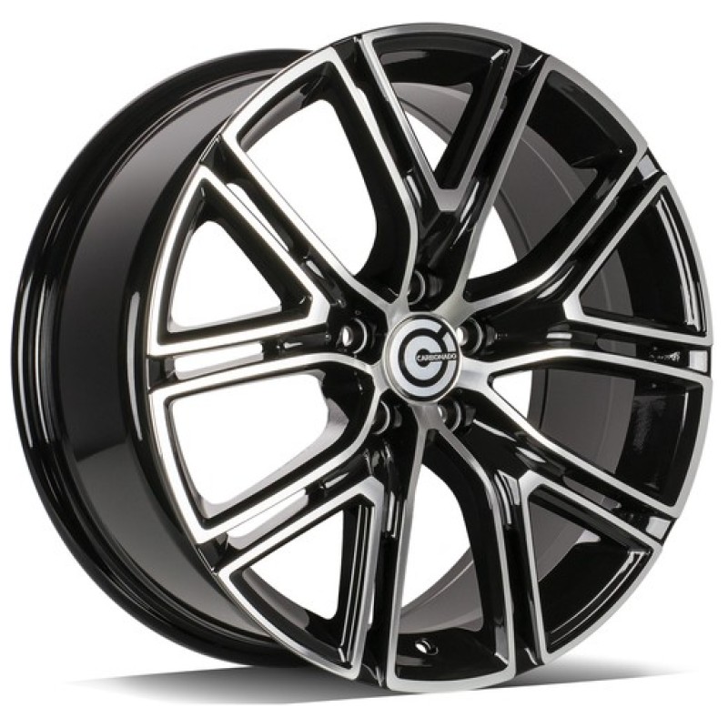 Janta aliaj Carbonado Hit 7.5x17 5x108 ET45 BFP - Black Front Polished