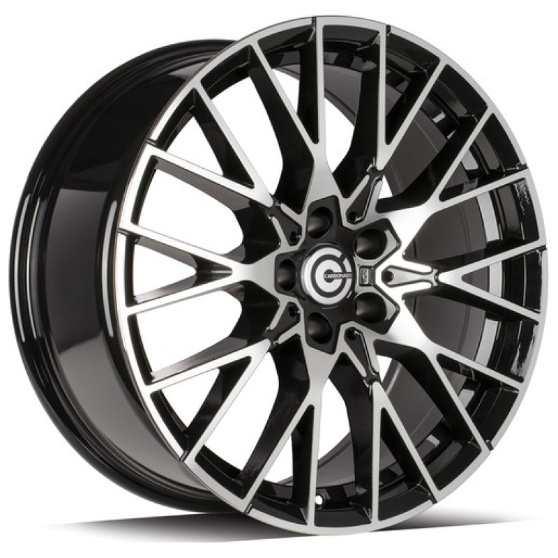 Janta aliaj Carbonado Illusion 8.0x18 5x112 ET30 BFP - Black Front Polished