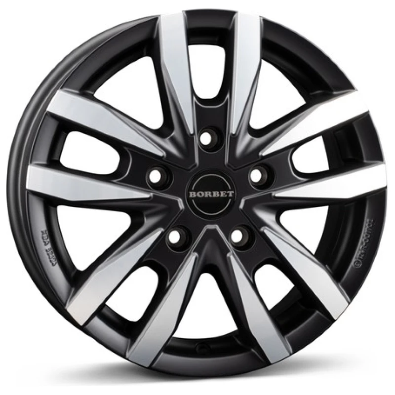 Janta aliaj Borbet CW5 6.0x16 5x118 ET68 BPM - black polished matt