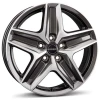 Janta aliaj Borbet CWZ 7.5x18 5x118 ET53 MAGP - Mistral anthracite glossy polished