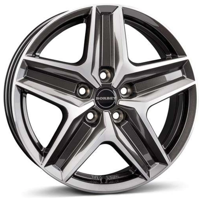 Janta aliaj Borbet CWZ 7.5x18 5x118 ET53 MAGP - Mistral anthracite glossy polished