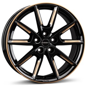 Janta aliaj Borbet LX18 8.0x18 5x112 ET40 BGGSR - Black Glossy Gold Spoke Rim
