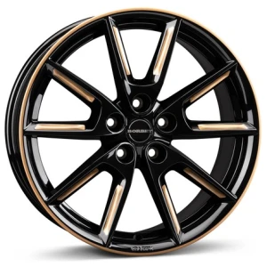 Janta aliaj Borbet LX18 8.0x18 5x112 ET44 BGGSR - Black Glossy Gold Spoke Rim