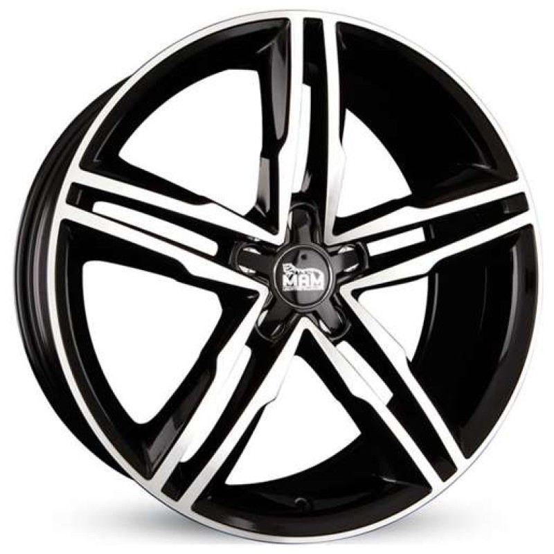 Janta aliaj MAM Leichtmetallräder A1 8.0x18 5x112 ET44 BFP - Black Front Polished