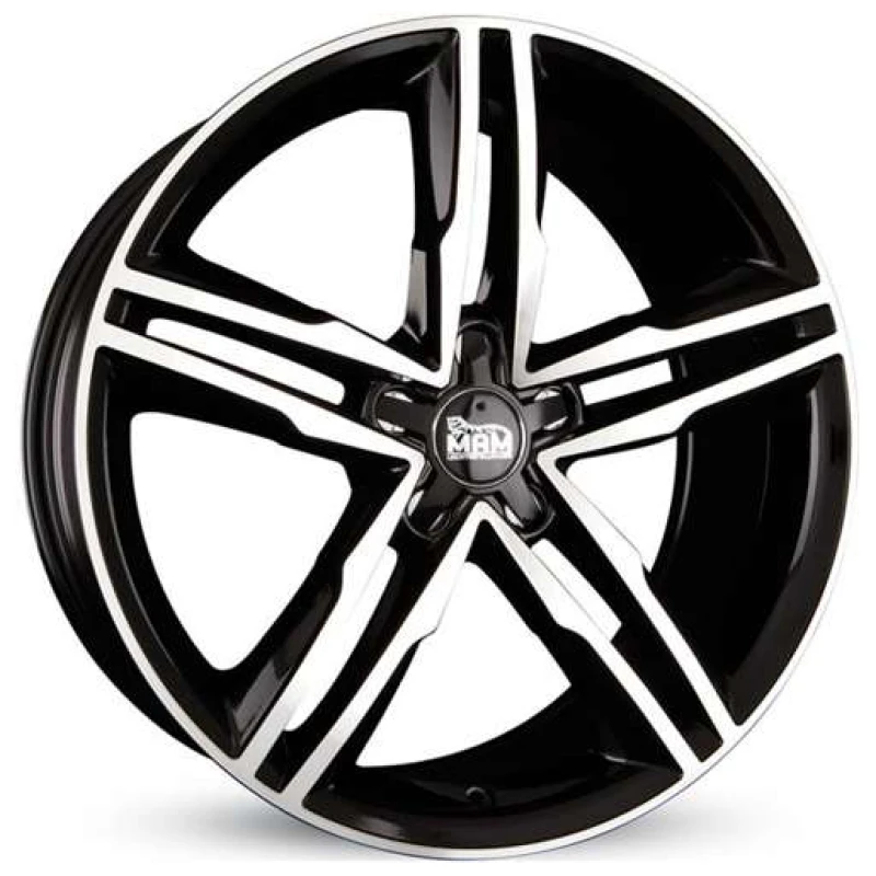 Janta aliaj MAM Leichtmetallräder A1 8.0x18 5x112 ET44 BFP - Black Front Polished